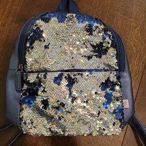 Blue mini backpack